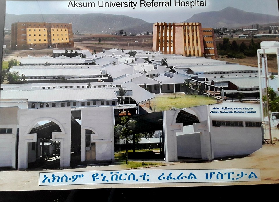 Aksum University Building Exterior
