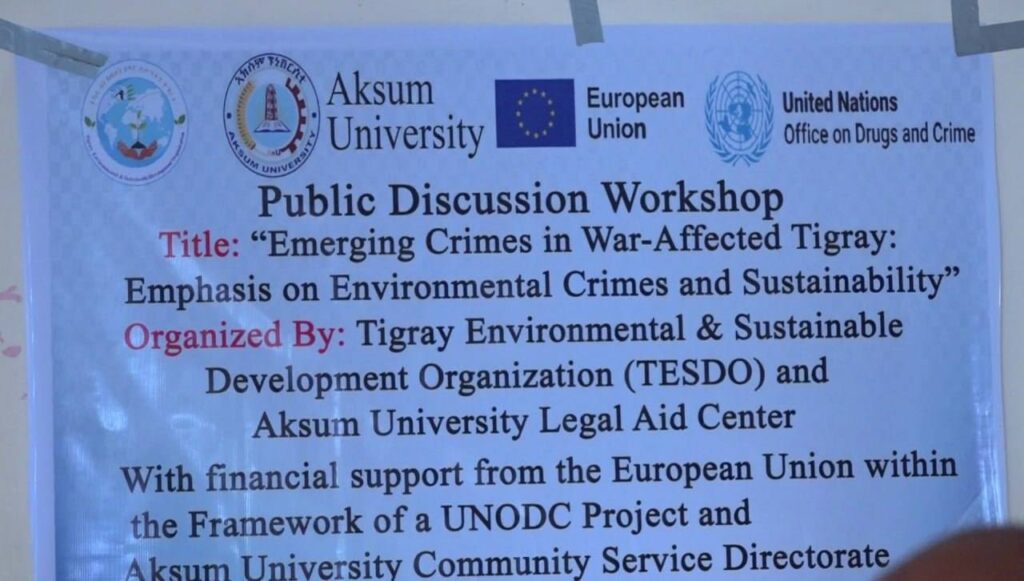 Aksum University and TESDO Partner to Combat Environmental Crimes in Post-Conflict Tigray